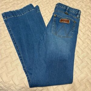 Wrangler Blue Wide Leg Flare Jeans
